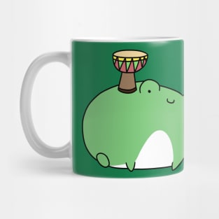 Frog Playing Djembe Mug